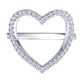 Кольцо SOKOLOV - Серебро 925, Фианит (арт. 94014443)