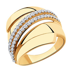 Кольцо Diamant - Серебро 925, Фианит (арт. 93-110-00425-1)