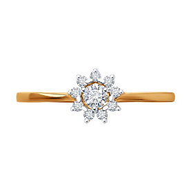 Кольцо Diamant - Золото 585, Фианит (арт. 51-110-02267-1)