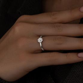 Кольцо SOKOLOV - Серебро 925, Фианит (арт. 94011710)