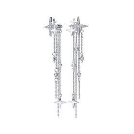 Серьги POKROVSKY - Серебро 925, Фианит (арт. 6121654-00775)