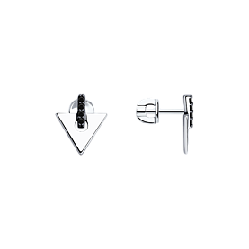 Серьги Diamant - Серебро 925, Фианит (арт. 94-122-01414-1)