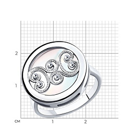 Кольцо SOKOLOV - Серебро 925, Перламутр (арт. 94012049)