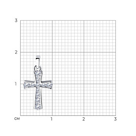 Подвеска SOKOLOV - Серебро 925, Фианит (арт. 94032563)