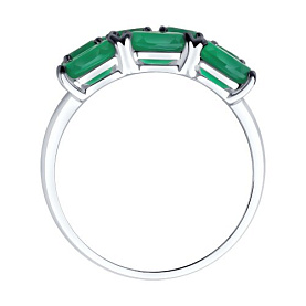 Кольцо SOKOLOV - Серебро 925, Агат (арт. 92014460)