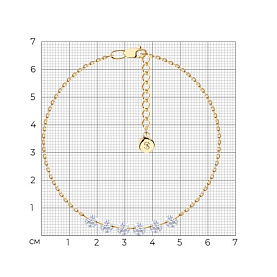 Браслет SOKOLOV - Серебро 925, Фианит (арт. 93050148)