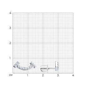 Серьги Diamant - Серебро 925, Фианит (арт. 94-122-02251-1)