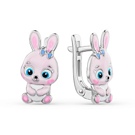 Серьги Мириада - Серебро 925, Эмаль (арт. 902022730)