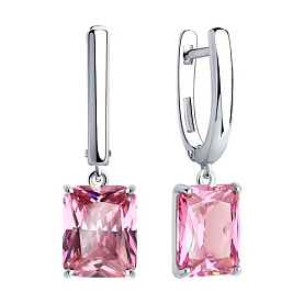 Серьги SOKOLOV - Серебро 925, Фианит (арт. 94026747)