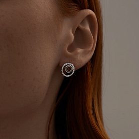 Серьги SOKOLOV - Серебро 925, Фианит (арт. 94025977)