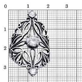 Кольцо Красная пресня - Серебро 925, Фианит (арт. 23815080)