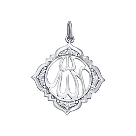 Подвеска SOKOLOV - Серебро 925, Фианит (арт. 94031246)