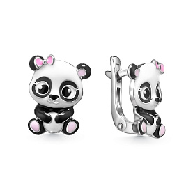 Серьги Мириада - Серебро 925, Эмаль (арт. 902022733)