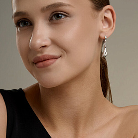 Серьги Diamant - Серебро 925 (арт. 94027386)