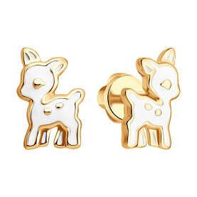 Серьги SOKOLOV - Серебро 925, Эмаль (арт. 93022447)