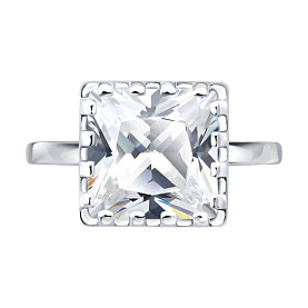 Кольцо SOKOLOV - Серебро 925, Фианит (арт. 94014860)