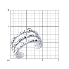 Кольцо SOKOLOV - Серебро 925, Фианит (арт. 94014410)