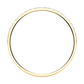 Кольцо SOKOLOV - Золото 585, Фианит (арт. 017151)