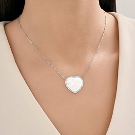 Колье SOKOLOV - Серебро 925, Перламутр, Фианит (арт. 83070065)