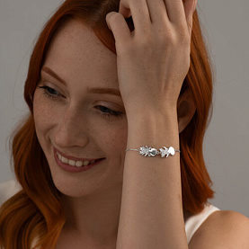 Браслет SOKOLOV - Серебро 925, Фианит (арт. 94051004)