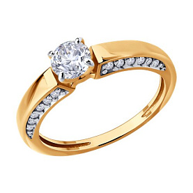 Кольцо Diamant - Серебро 925, Фианит (арт. 93-110-02129-1)