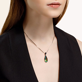 Подвеска SOKOLOV - Серебро 925, Фианит (арт. 92030658)