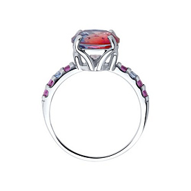 Кольцо SOKOLOV - Серебро 925, Синтетический ситалл , Фианит (арт. 92011717)