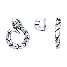 Серьги Diamant - Серебро 925, Фианит (арт. 95-122-02292-1)