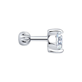 Серьга Diamant - Серебро 925, Фианит (арт. 94-127-02414-1)
