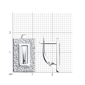 Серьги Diamant - Серебро 925 (арт. 94-120-01905-1)