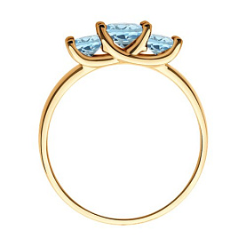 Кольцо SOKOLOV - Золото 375, Топаз (арт. 37716851)