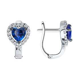 Серьги SOKOLOV - Серебро 925, Фианит (арт. 94026818)
