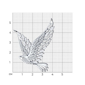 Брошь SOKOLOV - Серебро 925, Фианит (арт. 94040327)