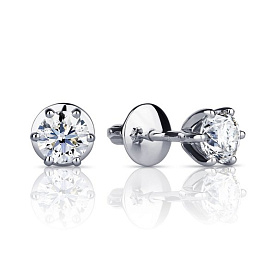 Серьги Platinum Lab. - Платина 950 (арт. ПС-088-037)