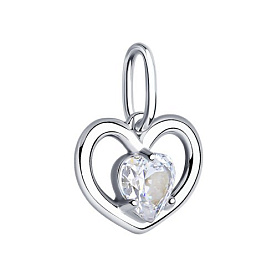 Подвеска SOKOLOV - Серебро 925, Фианит (арт. 94031720)