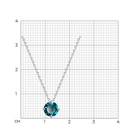 Колье SOKOLOV - Серебро 925, Бриллианит (арт. 94071478)