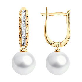 Серьги SOKOLOV - Золото 585, Жемчуг культивированный (арт. 792474)