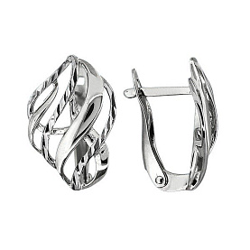 Серьги Аквамарин - Серебро 925 (арт. 31931.5)