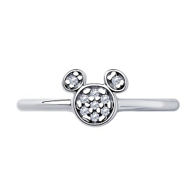 Кольцо SOKOLOV - Серебро 925, Фианит (арт. 94013706)