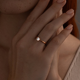 Кольцо SOKOLOV - Серебро 925, Фианит (арт. 93010904)