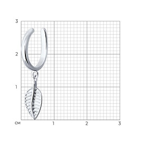 Серьга SOKOLOV - Серебро 925 (арт. 94170334)