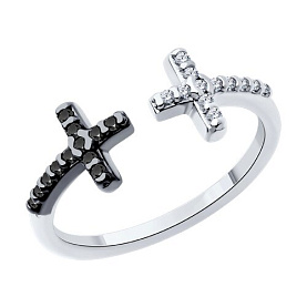 Кольцо SOKOLOV - Серебро 925, Фианит (арт. 94014084)