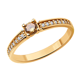 Кольцо Diamant - Серебро 925, Фианит (арт. 93-110-01573-2)