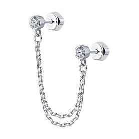 Серьга SOKOLOV - Серебро 925, Фианит (арт. 94170247)