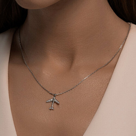 Колье SOKOLOV - Серебро 925, Фианит (арт. 94071033)