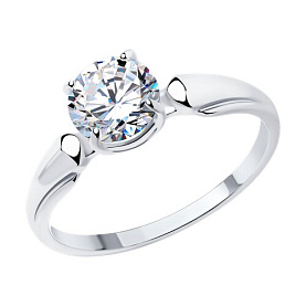 Кольцо SOKOLOV - Серебро 925, Фианит (арт. 94013676)