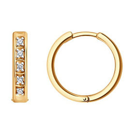 Серьги Diamant - Серебро 925, Фианит (арт. 93-120-01605-1)