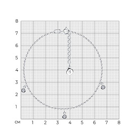 Браслет SOKOLOV - Серебро 925, Фианит (арт. 94050505)