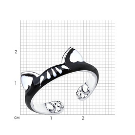 Кольцо SOKOLOV - Серебро 925, Эмаль (арт. 94013541)