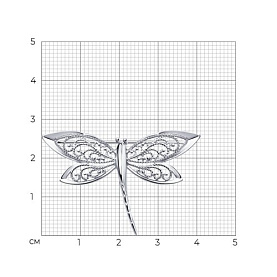 Брошь Diamant - Серебро 925 (арт. 94-140-00699-1)
